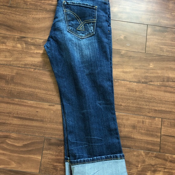 Vigoss - Distressed cropped jeans size 7 - Picture 5 of 6